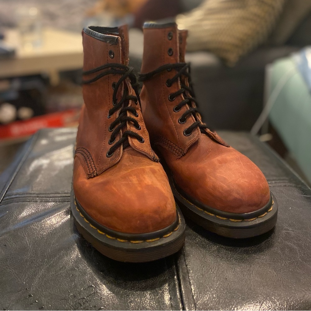 Dr. Martens classic red boots
